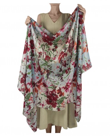 Палантин Женский SN40-PRINTEMPS/BLEU.SIEL